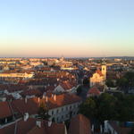 Győri naplemente a Püspökvárból